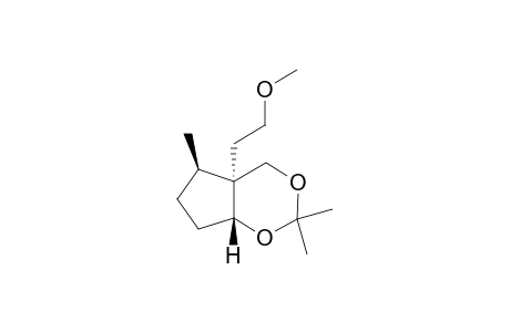 (1R,3aRS,7aS)-7a-Methoxyethyl-1,5,5-trimethyl-4,6-dioxahexahydrindane