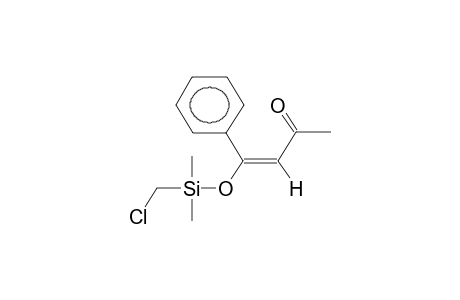 (E)-4-[DIMETHYL(CHLOROMETHYL)SILOXY]-4-PHENYL-3-BUTEN-2-ONE