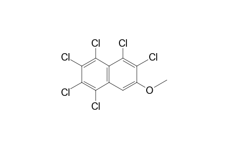 1,2,3,4,5,6-Hexachloro-7-methoxynaphthalene