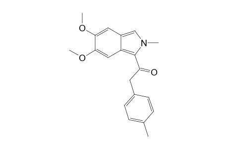 1-(5,6-dimethoxy-2-methylisoindol-1-yl)-2-(4-methylphenyl)ethanone