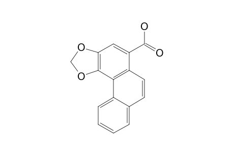 DEMETHYLARISTOFOLIN-E;3,4-METHYLENEDIOXYPHENANTHRENE-1-CARBOXYLIC-ACID