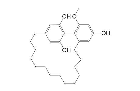 METHYLGRAVIPHANE;1'-METHOXY-1,3,3'-TRIHYDROXYTURRIANE