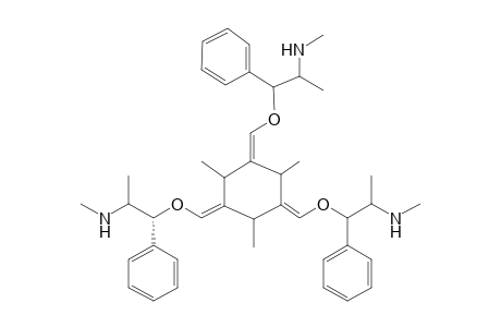 (1R,2S)-1,3,5-Tris[2-N-methylamino-1-phenylprop-1-oxymethylene]-2,4,6-trimethylbenzene