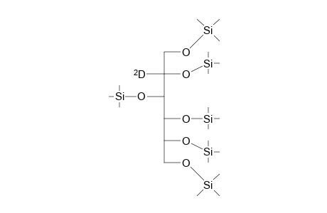 Hexakistrimethylsilyl glucitol-1-D1 ether