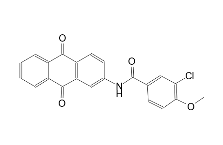 benzamide, 3-chloro-N-(9,10-dihydro-9,10-dioxo-2-anthracenyl)-4-methoxy-