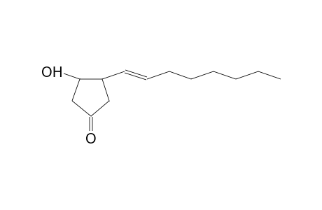 (+/-)-TRANS-3-(E-1'-OCTENYL)-4-HYDROXY-CYCLOPENTANONE