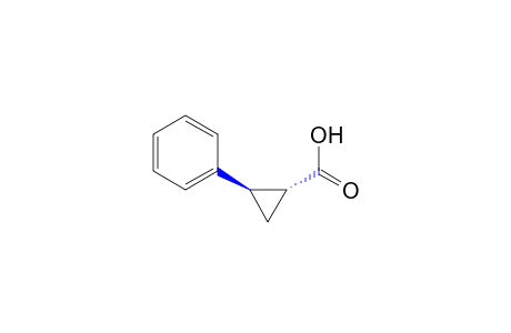 Cyclopropanecarboxylic acid, 2-phenyl-, trans-