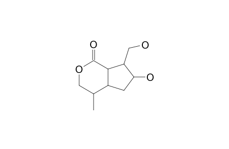 (4-R,5-R,7-S,8-S,9-S)-HYDROXY-8-HYDROXYMETHYL-4-METHYL-PERHYDROCYCLOPENTA-[C]-PYRAN-1-ONE