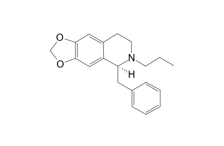 (1-S)-N-PROPYL-1-BENZYL-6,7-METHYLENEDIOXY-1,2,3,4-TETRAHYDRO-ISOQUINOLINE