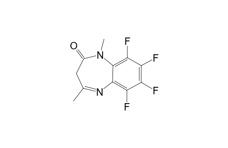 6,7,8,9-TETRAFLUORO-1,4-DIMETHYL-1,3-DIHYDRO-2H-1,5-BENZODIAZEPIN-2-ONE