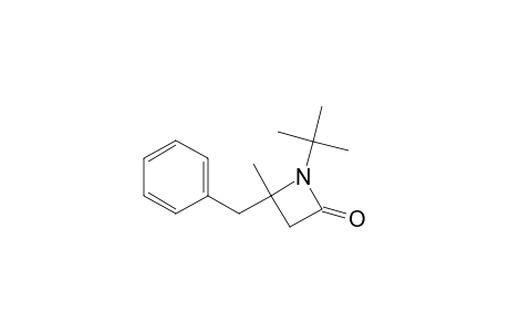 1-tert-Butyl-4-methyl-4-(phenylmethyl)-2-azetidinone