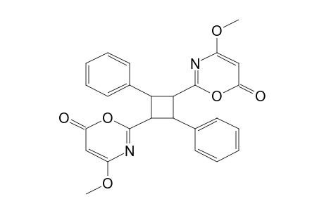 Cyclobutane, 1,3-bis(4-methoxy-6H-1,3-oxazin-6-one-2-yl)-2,4-diphenyl-