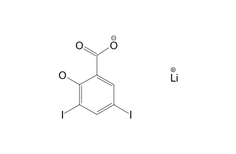 3,5-DIIODOSALICYLIC ACID, MONOLITHIUM SALT