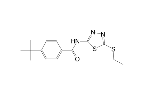 4-tert-butyl-N-[5-(ethylsulfanyl)-1,3,4-thiadiazol-2-yl]benzamide