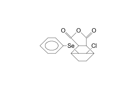 5-endo-Chlor-6-exo-(phenylselenyl)-endo-bicyclo-[2.2.2]-octan-2,3-dicarboxylic, anhydride