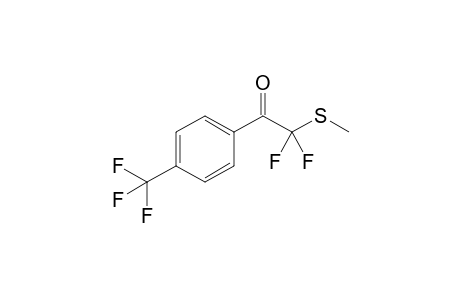 4'-TRIFLUOROMETHYL-ALPHA,ALPHA-DIFLUORO-ALPHA-(METHYLTHIO)-ACETOPHENONE