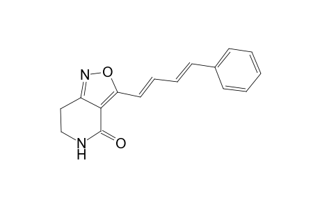 3-(4-Phenyl-1,3-butadienyl)-4,5,6,7-tetrahydroisoxazolo[4,3-c]pyridin-4-one