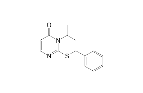 3-Isopropyl-2-benzylthiopyrimidin-4-one