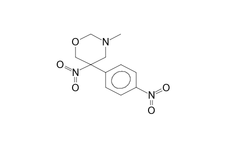 3-methyl-5-nitro-5-(4-nitrophenyl)-1,3-oxazinane