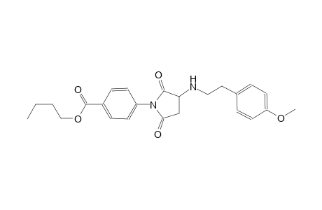 butyl 4-(3-{[2-(4-methoxyphenyl)ethyl]amino}-2,5-dioxo-1-pyrrolidinyl)benzoate