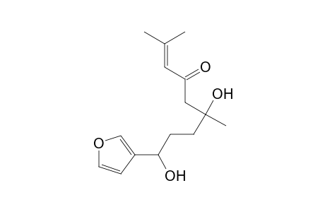 2-Nonen-4-one, 9-(3-furanyl)-6,9-dihydroxy-2,6-dimethyl-