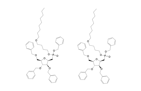 1-[BENZYL-(BUTYL-4'-O-NONYL)]-3,4,6-TRI-O-BENZYL-2,5-ANHYDRO-D-GLUCITYL-PHOSPHONATE