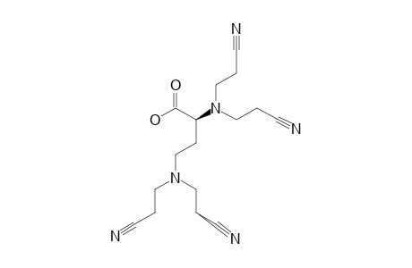 N,N',N,N'-TETRAKIS-(CYANOETHYL)-L-ALPHA,GAMMA-DIAMINOBUTIRIC-ACID