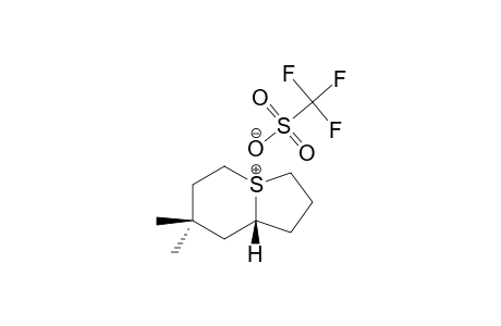 CIS-4,4-DIMETHYL-1-THIONIABICYCLO-[4.3.0]-NONANE-TRIFLUOROMETHANESULFONATE