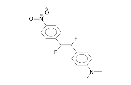 TRANS-4-NITRO-4'-DIMETHYLAMINO-ALPHA,BETA-DIFLUOROSTILBENE