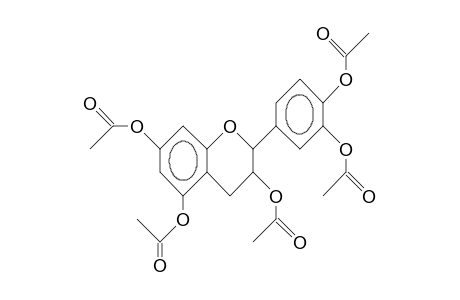 acetic acid [5,7-diacetoxy-2-(3,4-diacetoxyphenyl)chroman-3-yl] ester