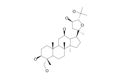 NEOALSOGENIN-C;20S,24S-EPOXY-3-BETA,12-BETA,23S,25,28-PENTAHYDROXY-DAMMARANE