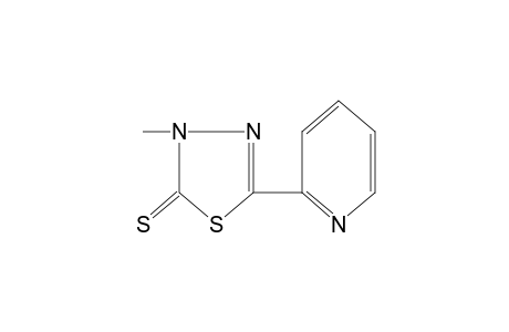 4-methyl-2-(2-pyridyl)-delta square-1,3,4-thiadiazoline-5-thione