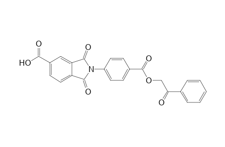 1,3-Dioxo-2-[4-(phenacyloxycarbonyl)phenyl]-5-isoindolinecarboxylic acid