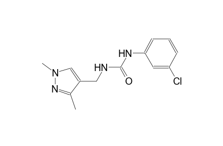 N-(3-chlorophenyl)-N'-[(1,3-dimethyl-1H-pyrazol-4-yl)methyl]urea