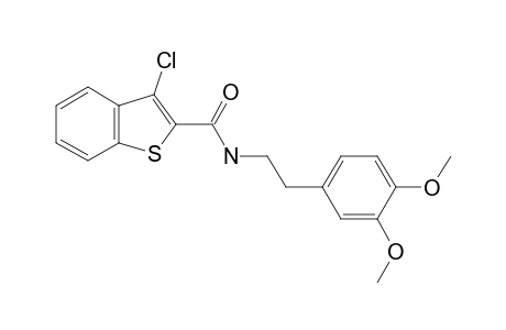 3-chloro-N-(3,4-dimethoxyphenethyl)benzo[b]thiophene-2-carboxamide