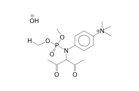 3-(4-DIMETHYLAMMONIOPHENYL-DIMETHOXYPHOSPHORYLAMINO)ACETYLACETONATE,HYDROXIDE