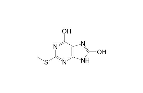 6,8-Dihydroxy-2-(methylthio)purine