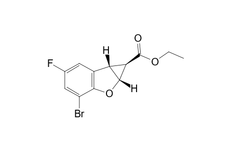 Ethyl (1R,1aR,6bS)-3-bromo-5-fluoro-1a,6b-dihydro-1H-cyclopropa[b]benzofuran-1-carboxylate