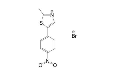 2-methyl-5-(p-nitrophenyl)thiazole, monohydrobromide