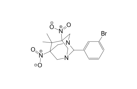 2-(3-bromophenyl)-6,6-dimethyl-5,7-dinitro-1,3-diazatricyclo[3.3.1.1~3,7~]decane