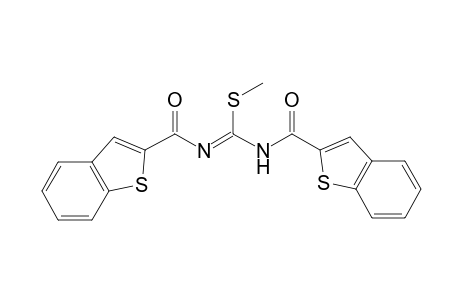 Methyl N,N'-di(thienaphthen-2-ylcarbonyl)-imidothiocarbamate