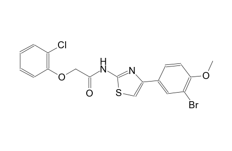 N-[4-(3-bromo-4-methoxyphenyl)-1,3-thiazol-2-yl]-2-(2-chlorophenoxy)acetamide