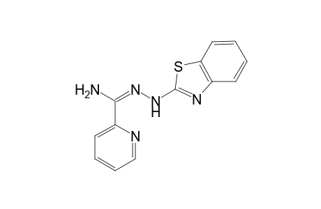 Picolinic acid - [N(1)-(2'-benzothiazolyl)amino} - hydrazone