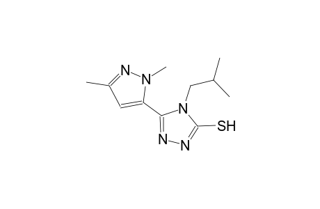 5-(1,3-dimethyl-1H-pyrazol-5-yl)-4-isobutyl-4H-1,2,4-triazole-3-thiol