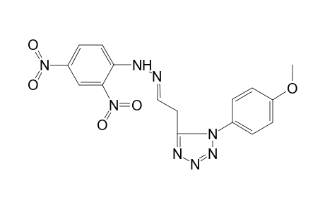 1-(p-methoxyphenyl)-1H-tetrazole-5-acetaldehyde, (2,4-dinitrophenyl)hydrazone