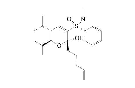 (2R,5R,6S)-5,6-Diisopropyl-2-(pent-4-enyl)-3-[(S)-N-methyl-S-phenyl-sulfonimidoyl)]-5,6-dihydro-2H-pyran-2-ol