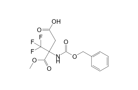 1-Methyl hydrogen N-benzyloxycarbonyl-2-trifluoromethylaspartate