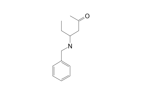 4-(BENZYLAMINO)-HEXAN-2-ONE