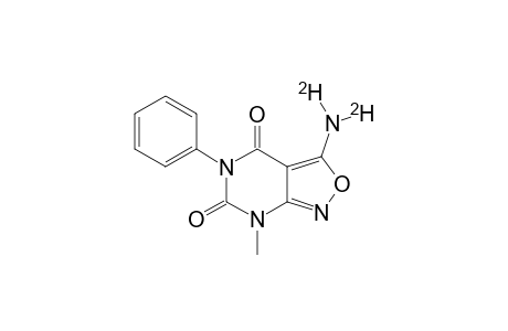 3-(DIDEUTERIOAMINO)-7-METHYL-5-PHENYL-3AH,5H,7H,7AH-ISOXAZOLO-[3,4-D]-PYRIMIDIN-4,6-DIONE