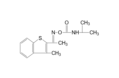 methyl 3-methylbenzo[b]thien-2-yl ketone, O-(isopropylcarbamoyl)oxime